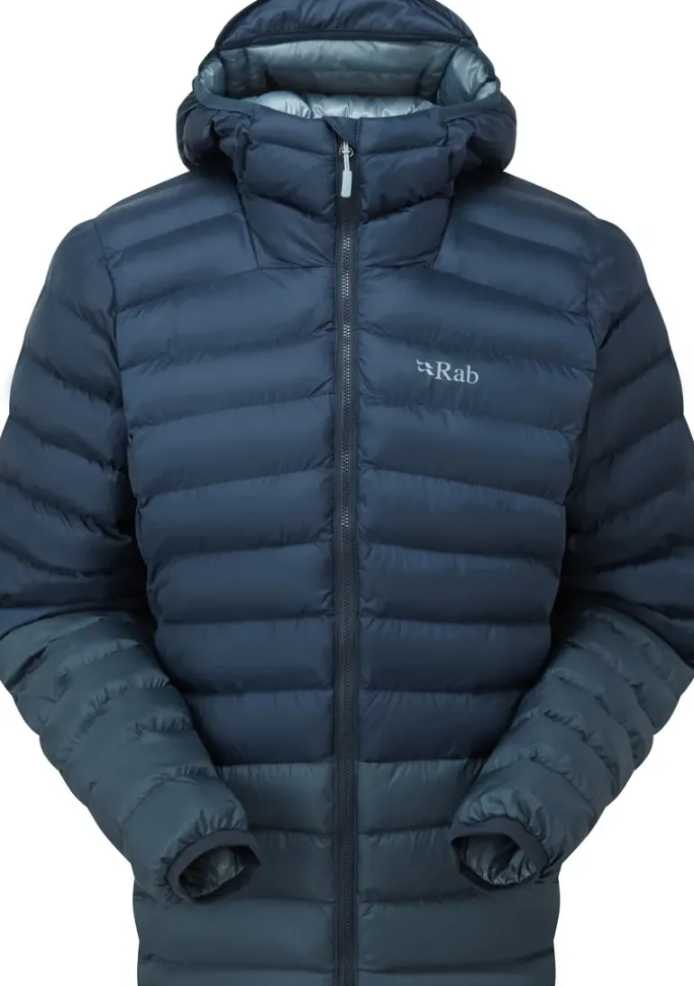 Rab Womens Cirrus Alpine Jacket - Tempest Blue-Orion Blue