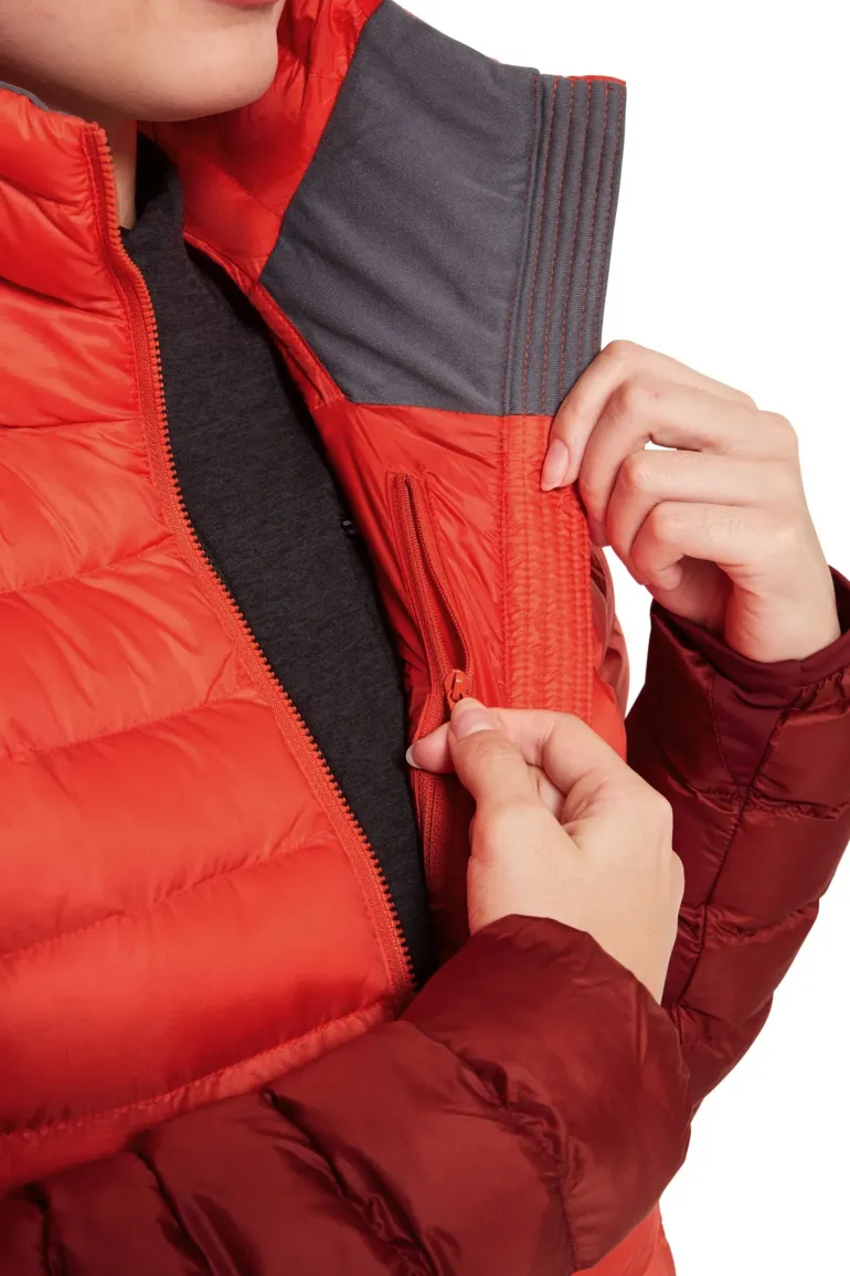 Rab Womens Cirrus Alpine Jacket - Red Grapefruit-Tuscan Red