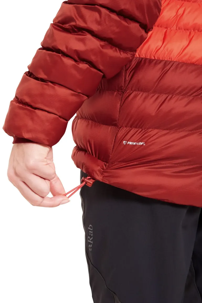 Rab Womens Cirrus Alpine Jacket - Red Grapefruit-Tuscan Red