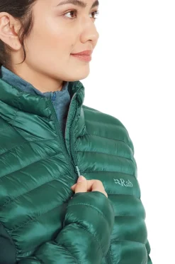 Rab Womens Cirrus Flex Jacket - Eucalyptus-Green Slate