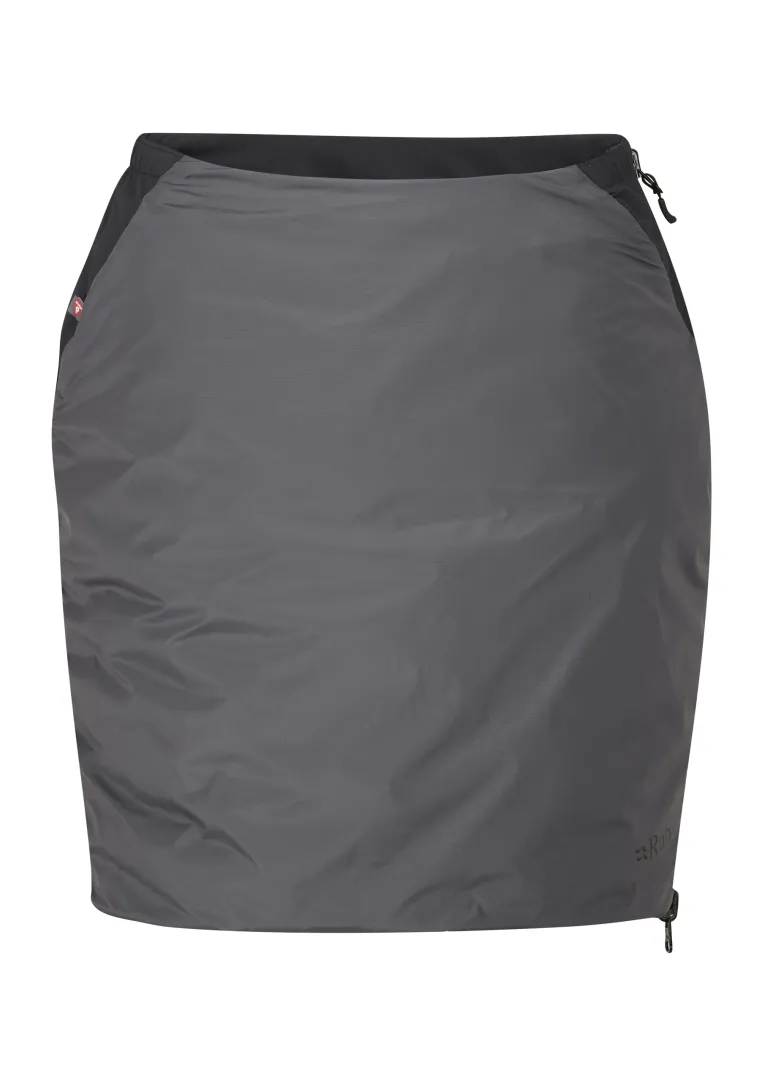 Rab Womens Cirrus Skirt - Black-Graphene