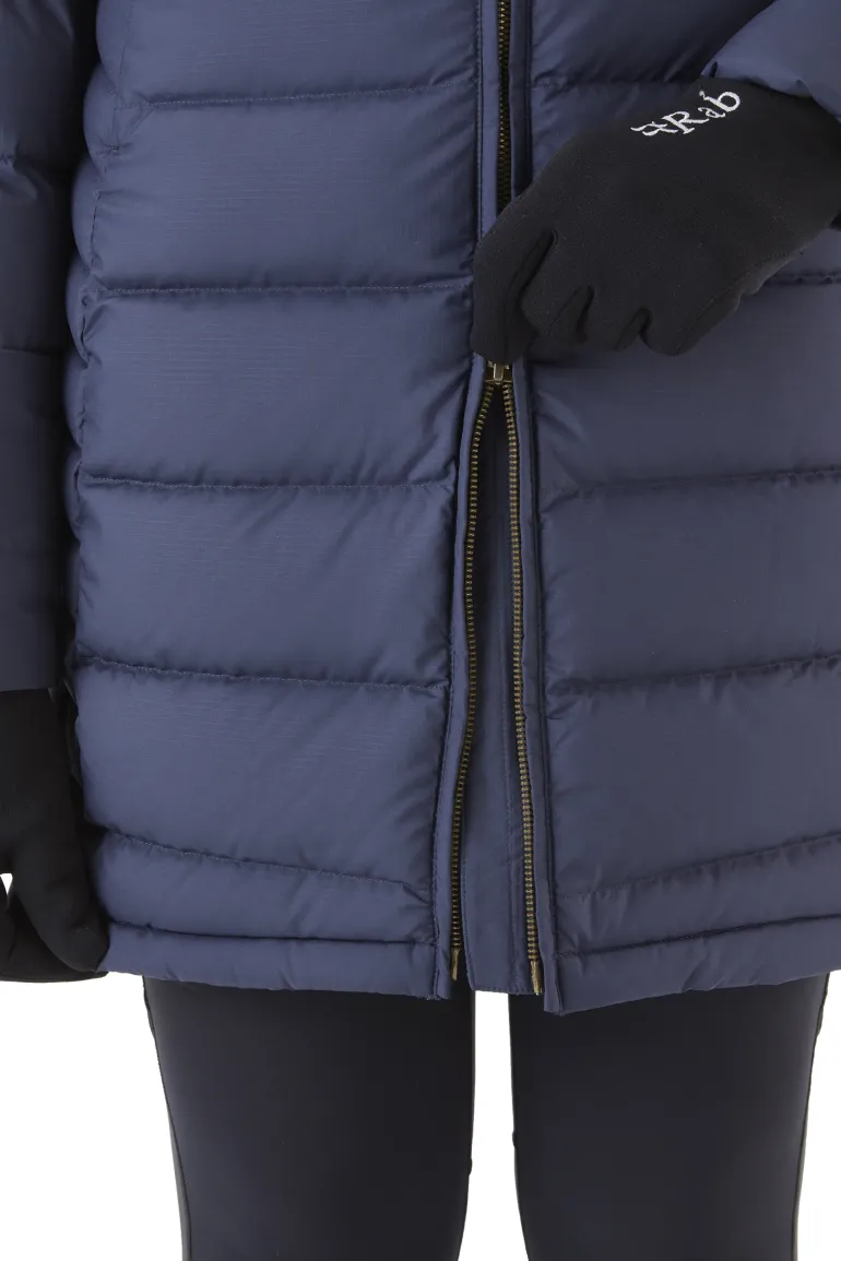 Rab Womens Deep Cover Parka - Deep Denim
