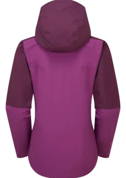 Rab Womens Downpour Jacket - Mulberry-Plum
