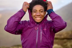 Rab Womens Downpour Mountain Jacket - Mulberry
