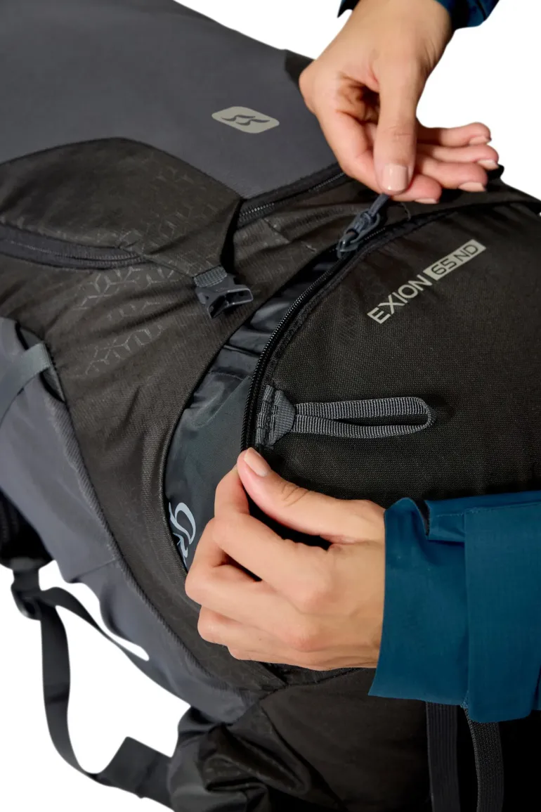 Rab Womens Exion 65 ND Rucksack - Anthracite-Graphene