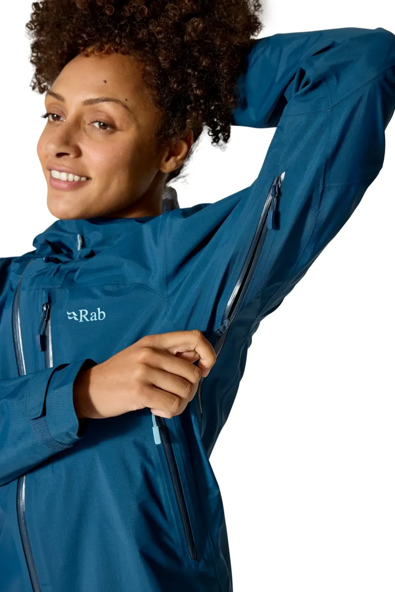 Rab Womens Firewall Mountain Jacket - Tempest Blue