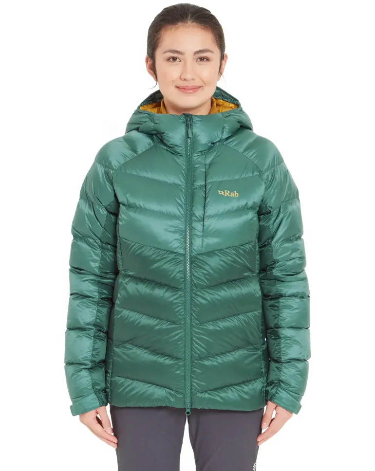 Rab Womens Glaceon Pro Jacket - Eucalyptus-Green Slate