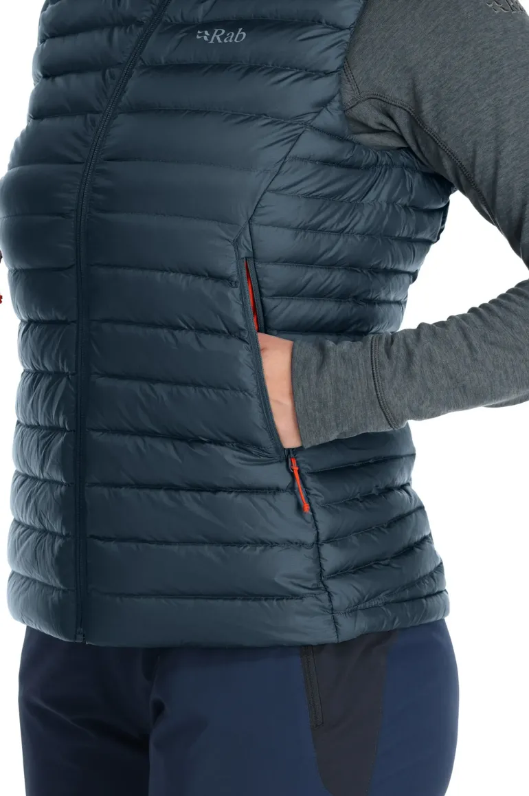 Rab Womens Microlight Vest - Orion Blue