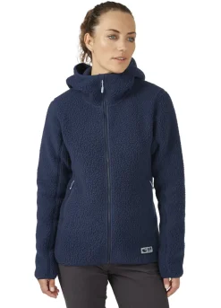 Rab Womens Shearling Hoody - Deep Ink
