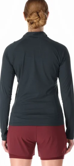 Rab Womens Sonic Long Sleeved Zip-T - Beluga