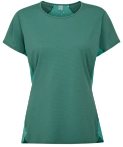 Rab Womens Sonic Ultra Tee - Eucalyptus-Glacier Blue
