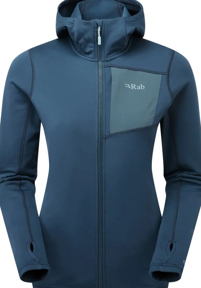 Rab Womens Superflux Hoody - Tempest Blue