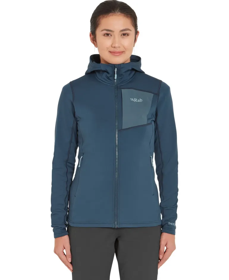 Rab Womens Superflux Hoody - Tempest Blue