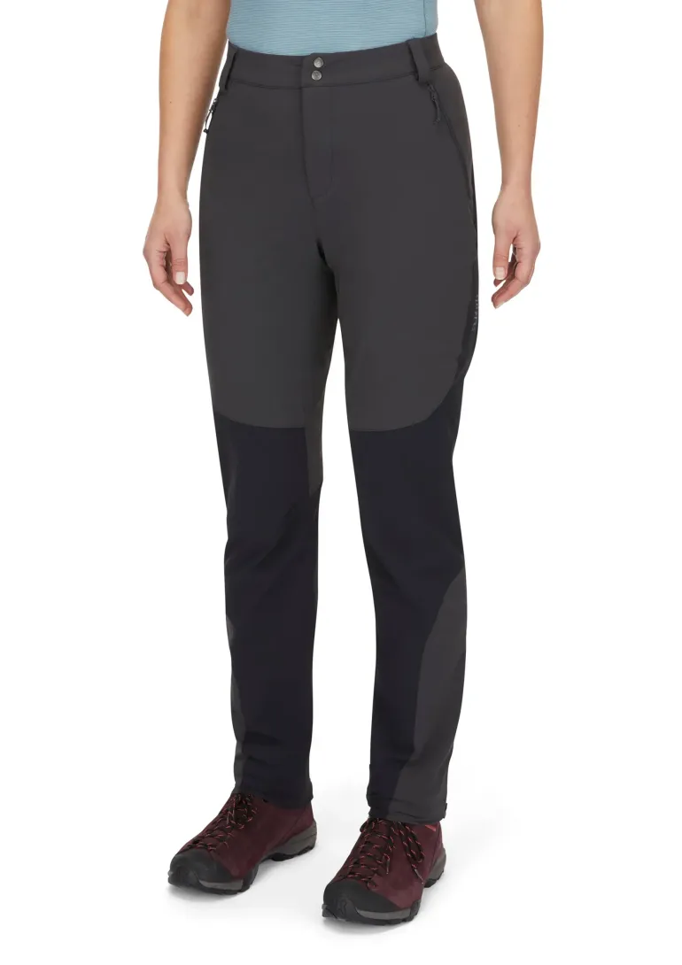 Rab Womens Torque Mountain Pants - Anthracite-Black