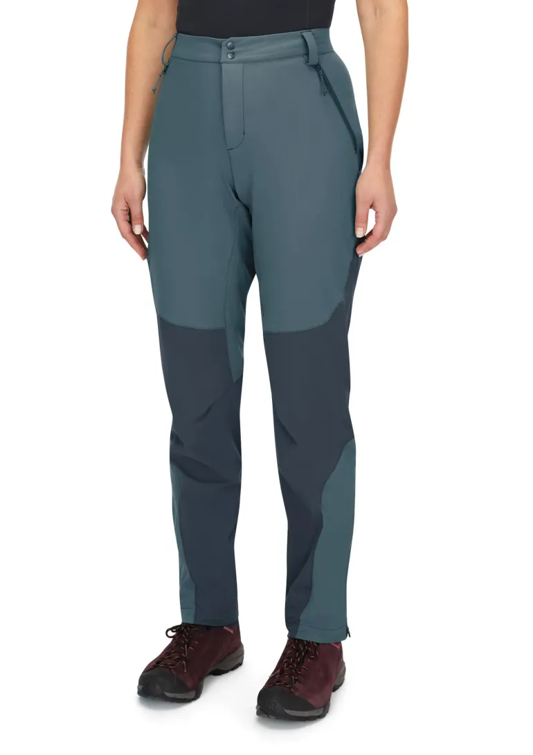 Rab Womens Torque Mountain Pants - Orion Blue-Tempest Blue
