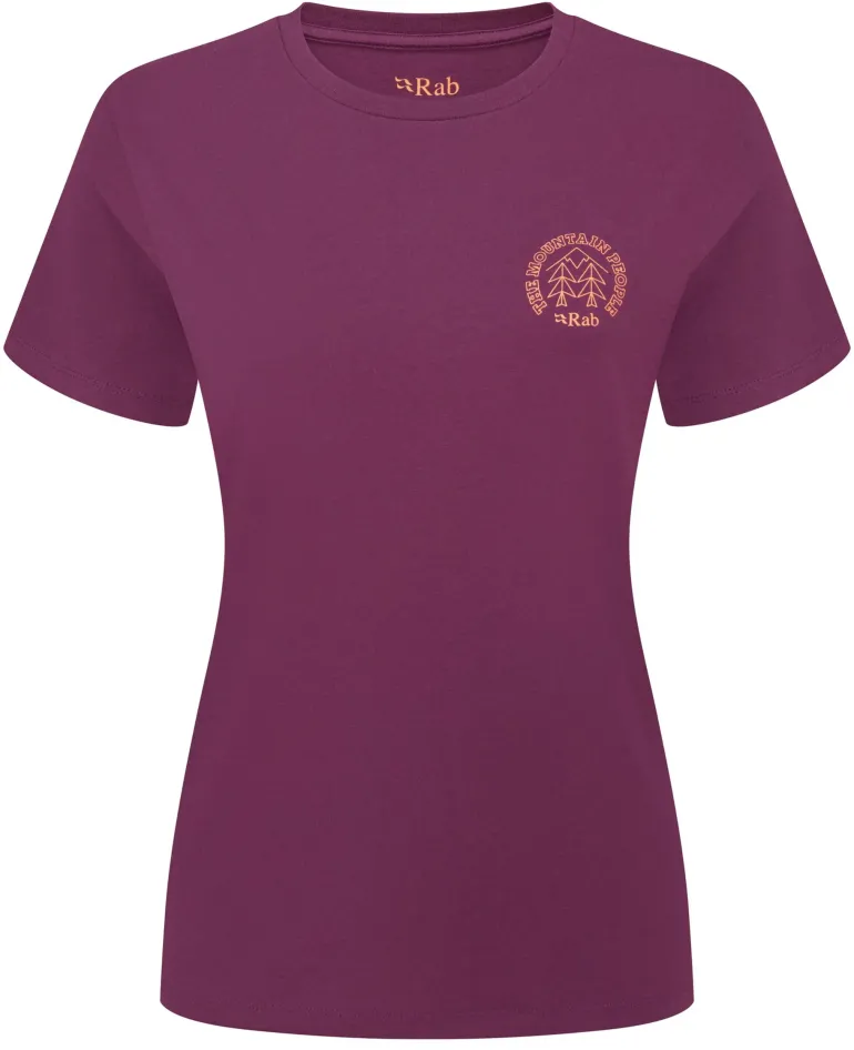 Rab Womens Tuku Cirque Tee - Mulberry