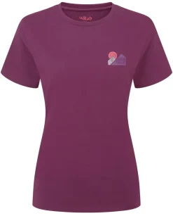 Rab Womens Tuku Vista Tee - Mulberry