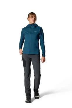 Rab Womens Xenair Alpine Flex Jacket - Tempest Blue