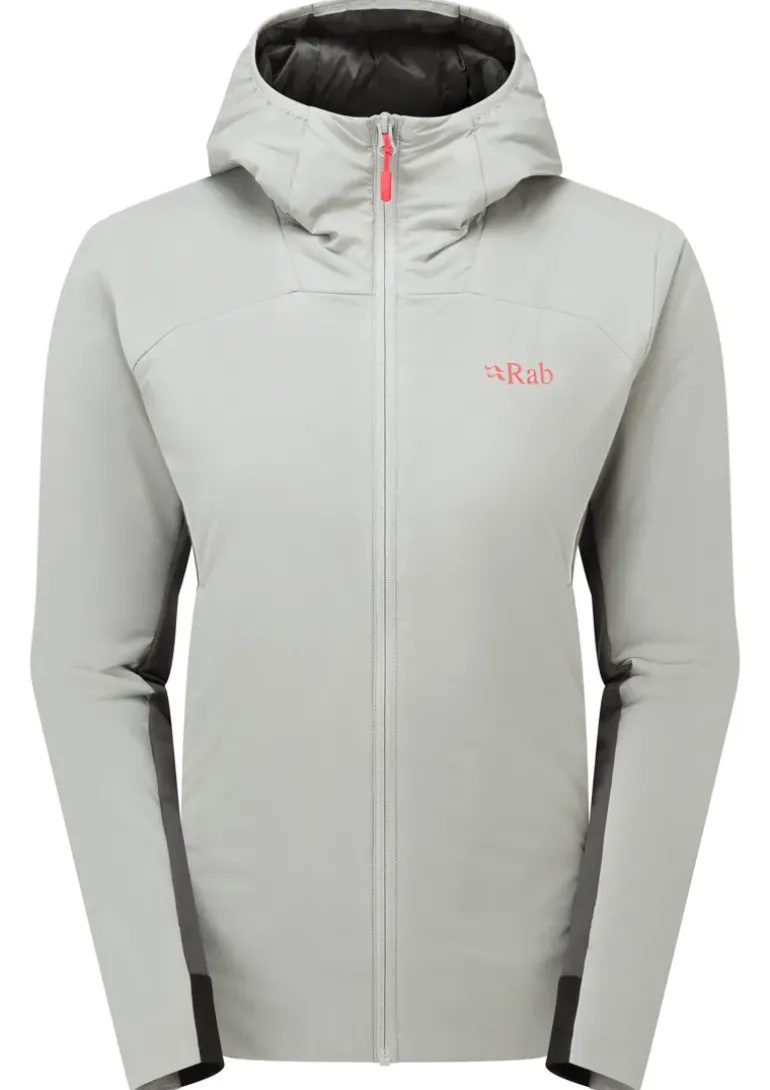 Rab Womens Xenair Alpine Flex Jacket - Light Zinc