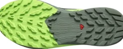 Salomon Mens Sense Ride 5 Shoes - Black-Laurel Wreath-Green Gecko