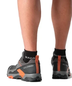 Salomon Mens X Ultra 5 GTX Shoe - Asphalt-Castlerock-Burnt Ochre
