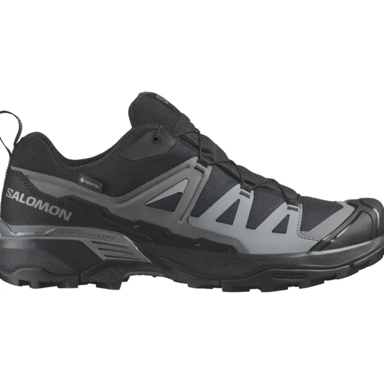 Salomon Mens X Ultra 360 GTX Shoes - Black-Magnet-Quiet Shade