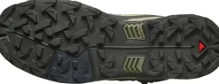 Salomon Mens X Ultra 5 Mid GTX Shoe - Peat-Gray Green-Blue Nights