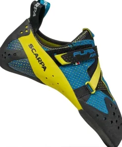 Scarpa Furia Air Climbing Shoes - Baltic Blue-Yellow