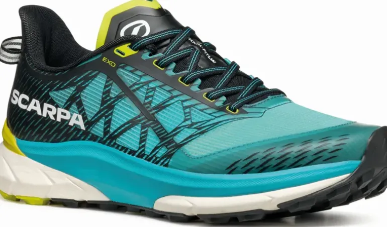 Scarpa Mens Golden Gate 2 ATR Running Shoe - Azure-Lime