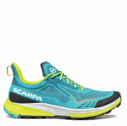 Scarpa Mens Golden Gate Kima RT Trail Running Shoes - Blue-Lime