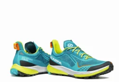 Scarpa Mens Golden Gate Kima RT Trail Running Shoes - Blue-Lime