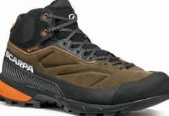 Scarpa Mens Rapid XT Mid GTX Boot - Caribou-Rust Orange