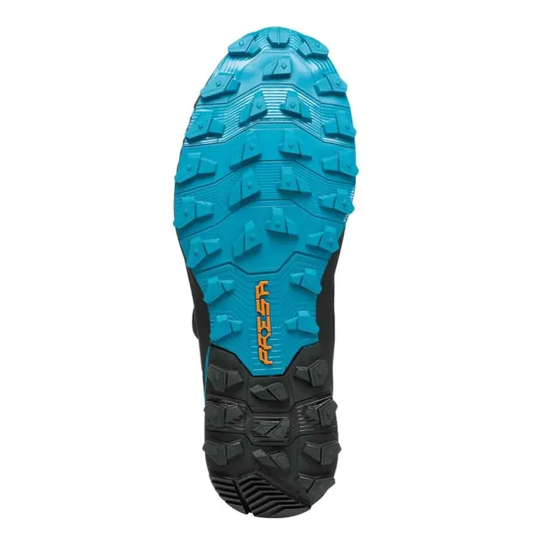 Scarpa Mens Ribelle Run Kalibra G Shoes - Black-Azure