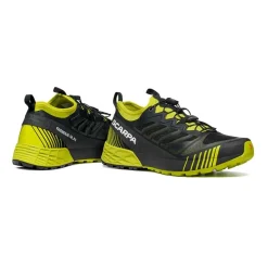 Scarpa Mens Ribelle Run Shoes - Black-Lime