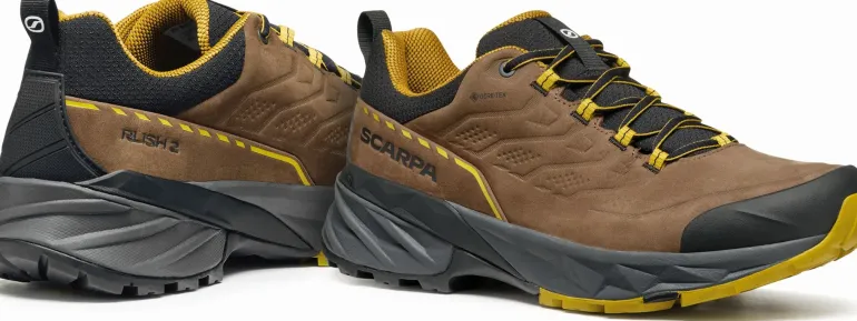 Scarpa Mens Rush 2 Pro GTX Shoe - Brown-Sulphur