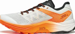 Scarpa Mens Spin Ultra 2 Running Shoe - Ice-Orange Fluo
