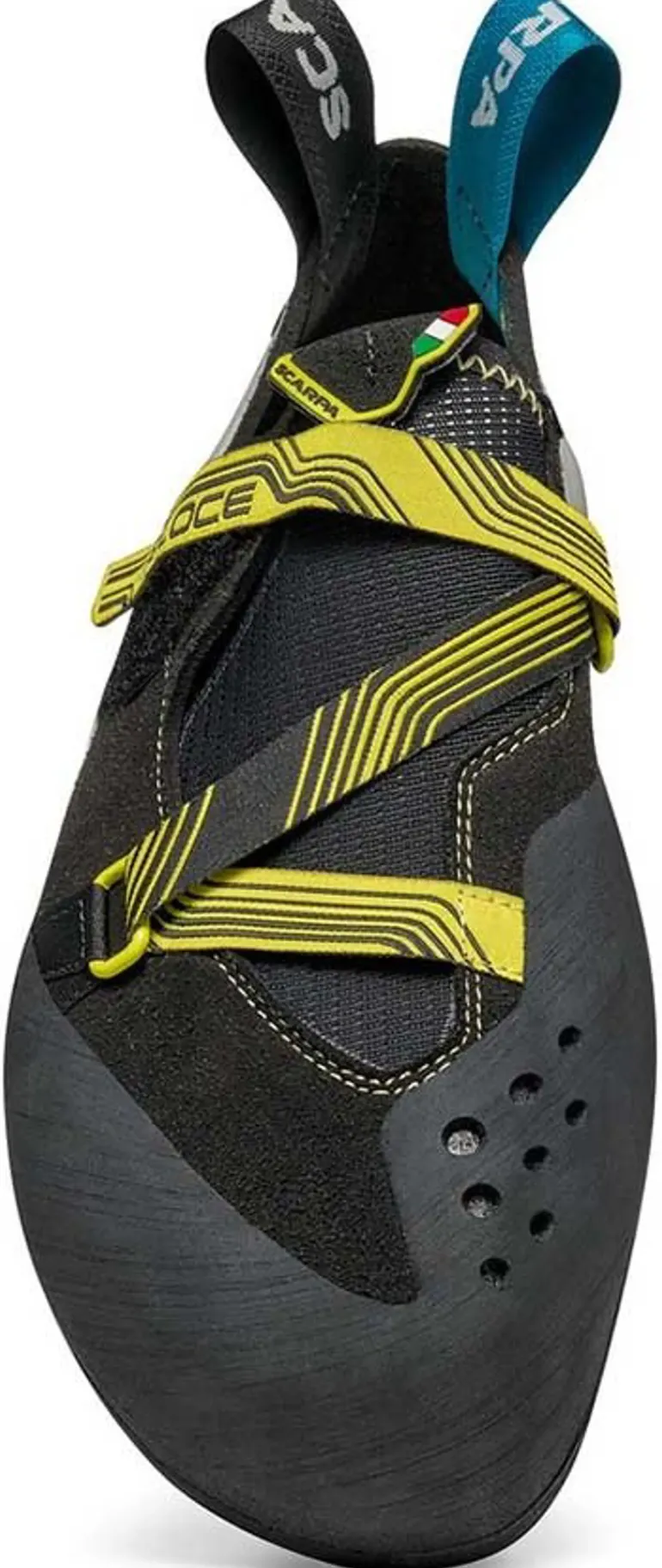 Scarpa Veloce Climbing Shoes - Black-Yellow