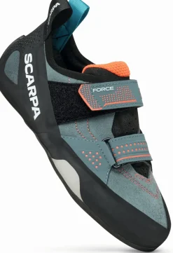 Scarpa Womens Force Climbing Shoe - Conifer-Coral