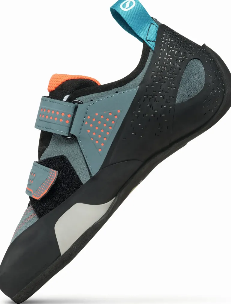 Scarpa Womens Force Climbing Shoe - Conifer-Coral