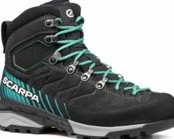 Scarpa Womens Mescalito Trek GTX Boots - Dark Anthracite-Tropical Green