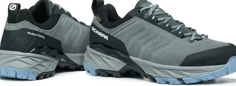 Scarpa Womens Rush Trail GTX Shoes - Smoke-Provence