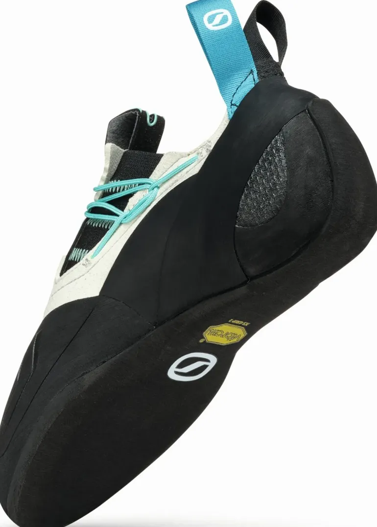 Scarpa Womens Vapour S Climbing Shoes - Dust Grey-Aqua