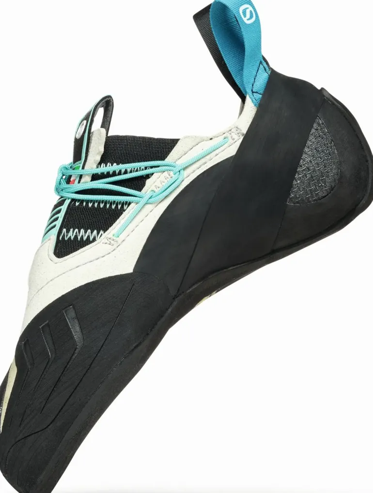 Scarpa Womens Vapour S Climbing Shoes - Dust Grey-Aqua