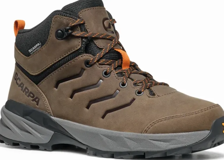 Scarpa Youth RS Pro WP-Y Shoe - Anthracite-Rust Orange