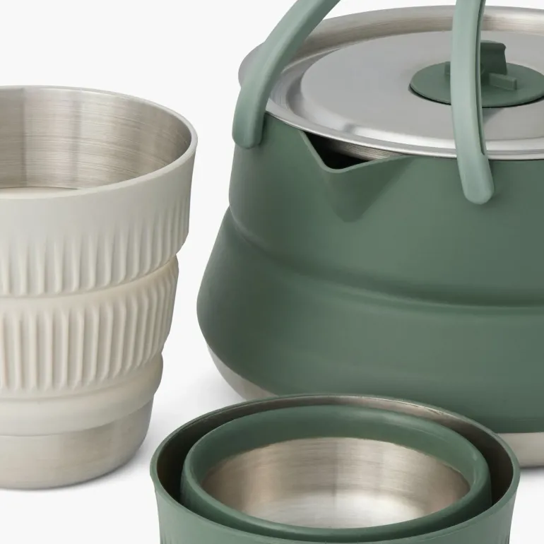 Sea To Summit Detour Stainless Steel Kettle Cook Set - 2P - 3 Piece