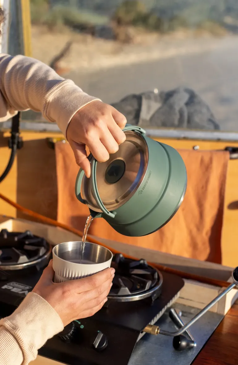 Sea To Summit Detour Stainless Steel Kettle Cook Set - 2P - 3 Piece
