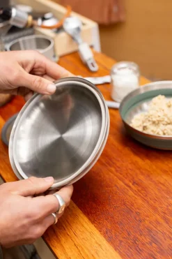 Sea To Summit Detour Stainless Steel Collapsible Dinnerware Set - 2P - 6 Piece