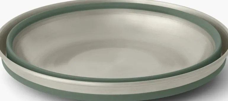 Sea To Summit Detour Stainless Steel Collapsible Bowl - M - Laurel Wreath