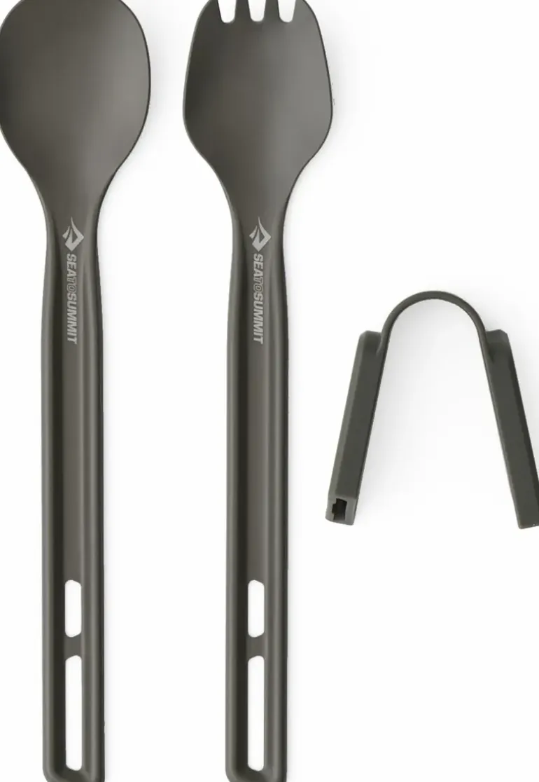 Sea To Summit Frontier UL Cutlery Set - 2 Piece Long Handle Spoon and Spork