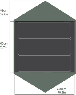 Sea To Summit Ikos TR3 Tent - Laurel Wreath